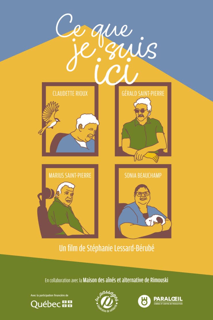 Affiche de « Ce que je suis ici »