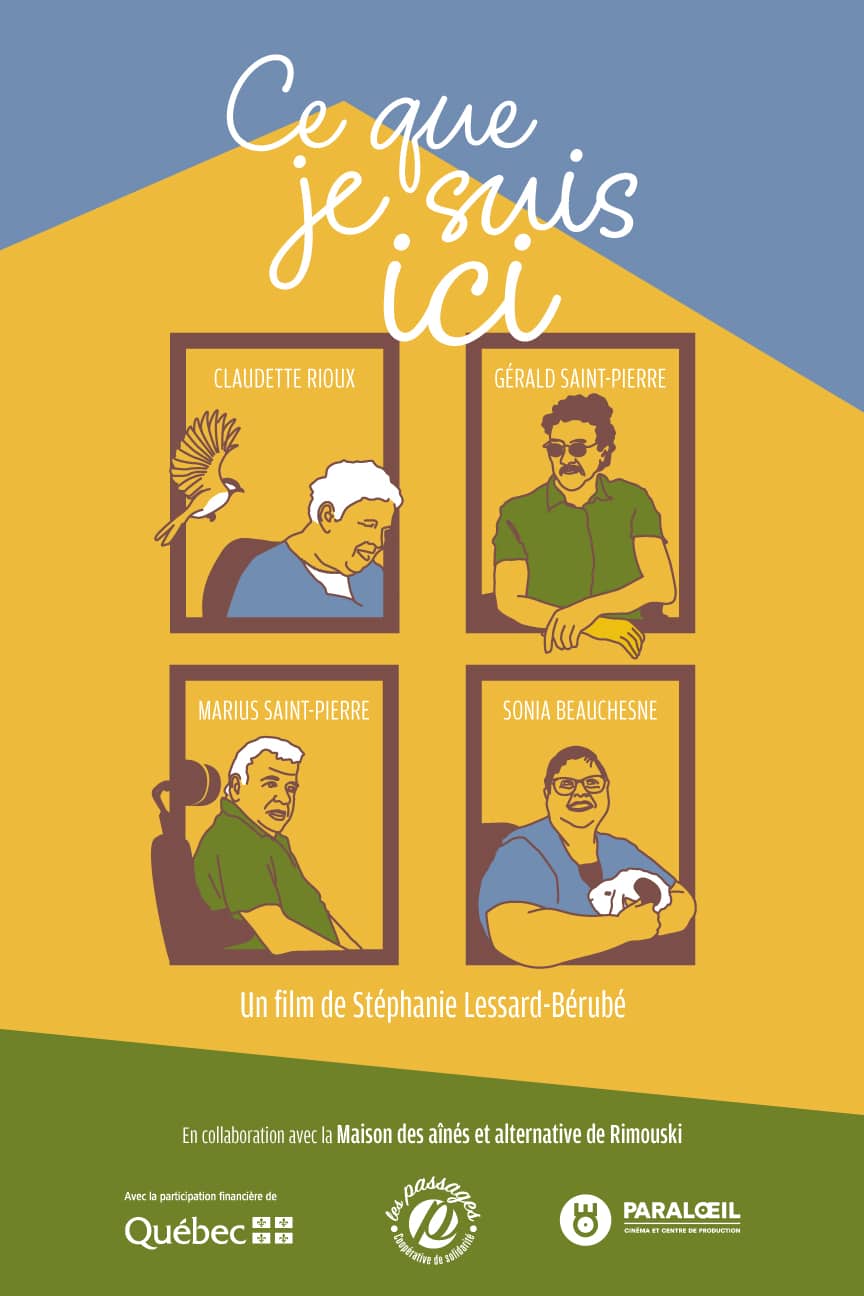 Affiche de « Ce que je suis ici »